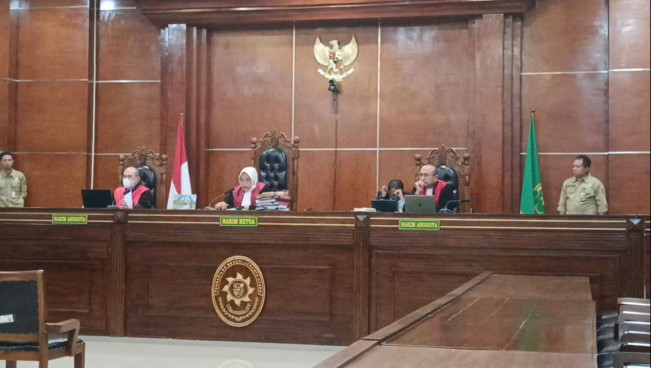 Sidang vonis Razman Nasution di PN Jakarta Utara (ftnews)